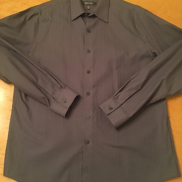 KENNETH COLE REACTION Long Sleeve Dress Shirt. L 16 1/2 34-35 - Picture 8 of 14